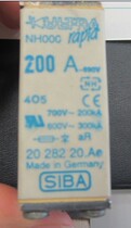 Siba fuse NH000 200A 600V 700V 200KA-300KA aR 2028220