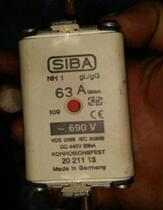 siba Fuse NH1-63A 690V 120KA DC440V 25KA gG gL (2021113 63)