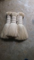 Double-flush double-grade goat wool raw wool washed white wool custom dyeing