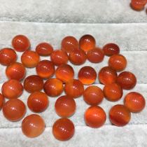Natural red agate naked stone B04-2 3 GIC national inspection identification learning special specimens