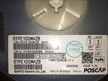  Tantalum capacitor Panasonic 6TPE100MI 6 3V 100UF Type D
