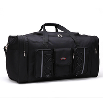 Large-capacity portable travel bag mens and womens shoulder moving bag luggage bag travel bag long and short-distance checked business travel bag