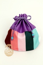 Korea color strip Fu bag sachet bag gift bag storage bag pumping bag wholesale H-P03653