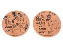 Japan MOOMIN × KFC cooperation - friendly cork cup pad of environmental protection childhood interests