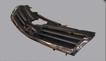 Suitable for Chirui Fengyun 2 electroplating medium grid grille front face Fengyun 2 new and old bumper with standard
