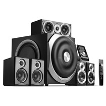 Rambler S5 1 speaker 10 inch subwoofer wooden surround remote control fiber DTS home theater Dolby audio