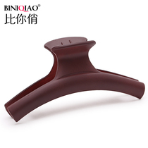 Korean hair accessories large and medium size solid color frosted acrylic grab clip Japanese hairhairclip bath hair claw hair hair accessories