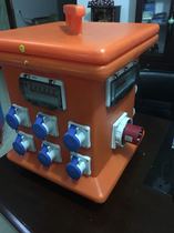 Portable V decoration site temporary mobile portable power box drop-resistant socket power three-level electrical box 18