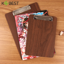 Wooden board clip A4 plate clip writing plate A5 clip cardboard office writing plate clip student with drawing plywood paper clip