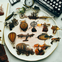 Judy hand-made vintage hand account material TN punk steam era flying junkjournal material