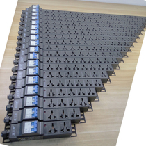 Longwangding industrial Long track row socket high-power Workbench test rack wiring board anti-short-circuit overload