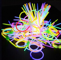  Concert fluorescent stick One-time creative 100 luminous stick luminous toy Silver light stick flashing fluorescent bracelet
