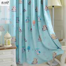 Custom full blackout curtains Cartoon environmental protection children boy girl Living room bedroom finished curtains Floor-to-ceiling window screen curtain