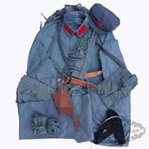 Red Army suit high-end xtreme pure cotton fabric stage performance clothing Mens and womens military uniform suit film and television clothing