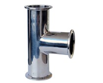 316L quick-loading clamp-type three-way stainless steel mirror polishing variable diameter different diameter fast card sleeve three-way connection