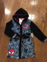 (DISNEY UK bought back) spot Spider-Man childrens towel cotton bathrobe bathrobe