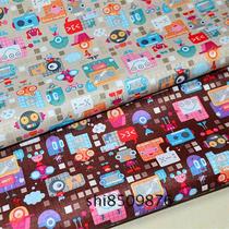 Nylon waterproof fabric handmade DIY suitcase Thickened Luggage Cloth Table Cloth * Robot fabric