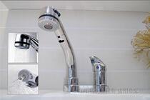 Huida faucet hot and cold pull lifting telescopic double hole table basin basin basin shampoo HDA1039M shower bathroom