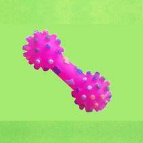 Pollton pet toy sound rubber toy dumbbell dog bone Teddy golden hair dog toy