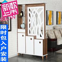 Screen partition entry door entrance cabinet Nordic simple modern living room decoration room cabinet double-sided wine cabinet entry shoe cabinet