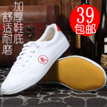 Taiji shoes canvas martial arts shoes men Taijiquan practice shoes soft bottom Taiji shoes women practice cloth shoes bull tendons non-slip