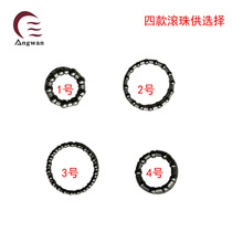 Bicycle front fork Bowl set wheel axle flower drum flywheel middle shaft steel ball ball ball ball ball bead card card sleeve