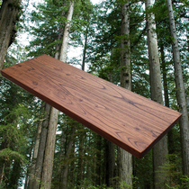 Customized pine wood wooden one-character shelf against the wall corner small bar table table countertop table bookcase furniture partition