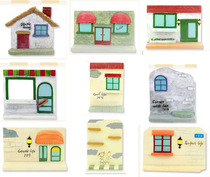 zakka creative small house Micro landscape fleshy scene with resin decoration crafts birthday gift ornaments