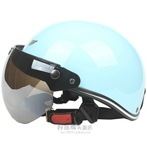 Taiwan EVO Water Blue Harei Electric Motorcycle Helmet Safety Helmet Safety Helmet Male And Female Sunscreen UV Four Summer Months