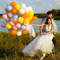 10 inch 2G matte thick latex matte matte floating air balloon wedding room decoration arch birthday balloon