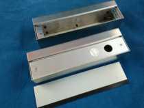  Access control electric plug lock upper and lower clip buried electric lock Glass door holder Stainless steel large lock clip surface mount bracket length 20cm