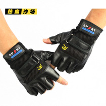 Hot Blood Sand Field Special Forces Tactical Gloves Half Finger Gloves Men's Outdoor Gloves CS Gloves Cycling Gloves