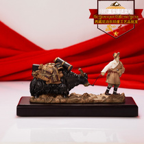 Zanhong creative home Tibetan painted yak package resin ornaments ethnic handicrafts gifts