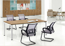 Office furniture fashion steel wood combination conference table simple modern board meeting table office computer table