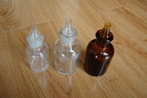 White Brown drip bottle delivery head 125 60 30ml transparent glass reagent bottle chemical experiment dropper bottle