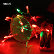 2018 Halloween Led festoons Christmas tree Decorative Lights 24 Head battery LED strings Lights on battery strings Lights
