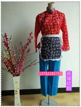 Drama Tiemei costume village dress dance performance props Yangko costume film and television drama Opera Peking Opera