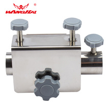 Fishing box accessories Wanghai special fishing box stainless steel accessories left hand right hand turret rack fishing supplies