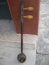 Ancient national musical instrument collection Republic of China musical instrument Banhu pickled flower pear wooden pole large beautiful with patterned boxwood shaft