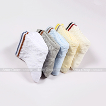 Child Clothing Children Short Socks Summer Style Jacquard Pure Cotton Socks Ultra Breathable Boy Girl Cotton Socks Pure Cotton Jacquard Short Socks