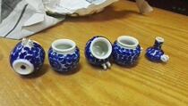 Blue and White Cup 260 yuan a set of raw lacquer ears please confirm with the seller that it is in stock
