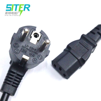 European standard power cord with suffix 3*0 75 square meters exported to Europe France and Germany power plug cord