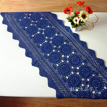 Creative crystal color line crochet sofa towel table flag pastoral style hollow foreign trade cotton thread woven multi-purpose towel
