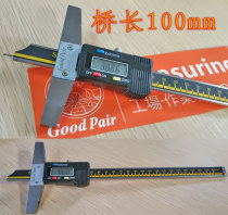 Depth ruler with needle 0-200*0 01mm Digital tip depth caliper width 100mm