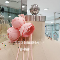 Solid Flower Bud Wedding Dress Dress Clothes Waist Trim Accessories DIY Handmade Bridal Head Dress Accessories accessories Material accessories