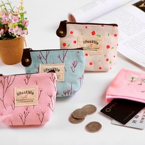 Small pocket female mini cute student carry coin bag small canvas simple Children lucky money small wallet