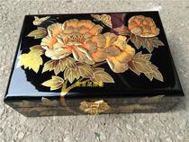 Hong Taisheng) Lacquerware jewelry box Jewelry storage storage box Watch packaging box Holiday gift gift