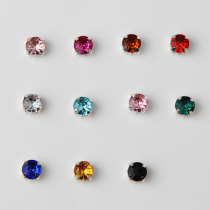 8mm Round Claw Drill Hand-stitched Dress Accessories Accessories Diyornament Accessories Shoes Wear Beauty Material Accessories