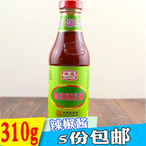 4 Hokkien low-fat chutney Xiamen specialty seawall 310g chili sauce bottled sweet spicy sauce seasoning