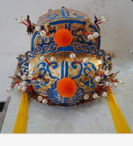  Xintai drama helmet fine hat statue of God Land Master official hat Jade Emperor hat on his head